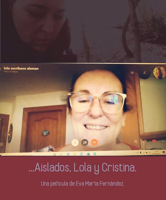 Isolated lola and cristina